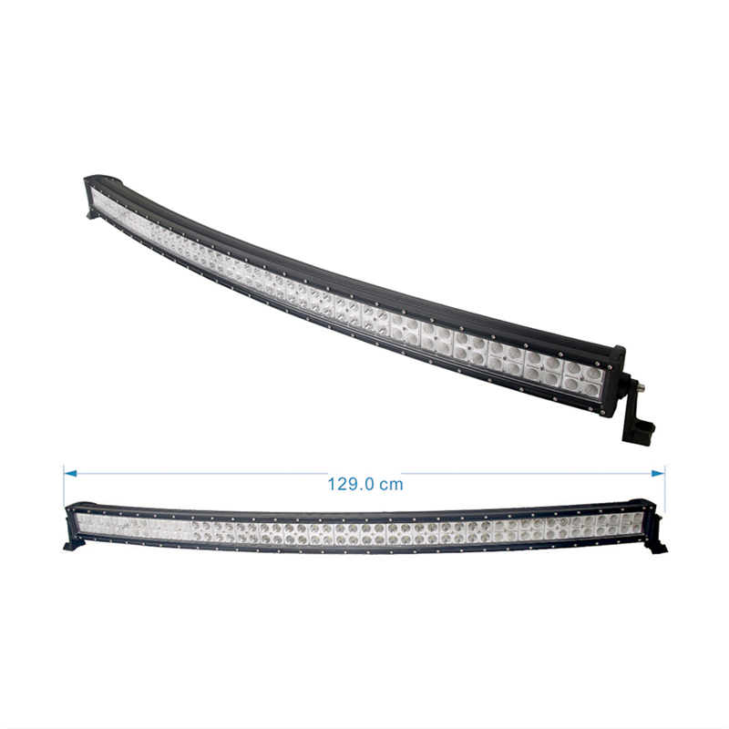 288W curved led light bar police power draw placement